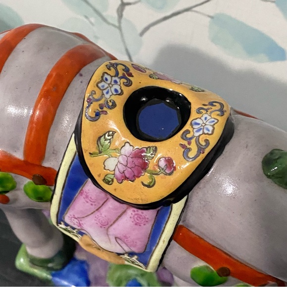 Vintage Chinese Tang Dynasty War Horse Ceramic Figurine - Picture 6 of 13